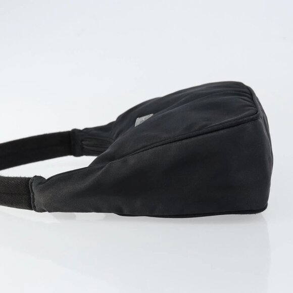 PRADA Hand Bag Nylon Black Silver Auth 146276 - Picture 6 of 16